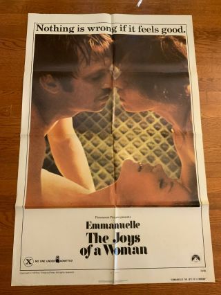 Emmanuelle The Joys Of A Woman One Sheet 1976 Sylvia Kristel