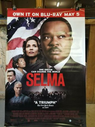 Selma 2015 27x40 Rolled dvd promotional poster 2