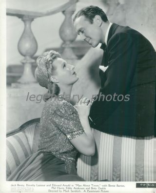 1939 Man About Town Jack Benny Dorothy Lamour Press Photo