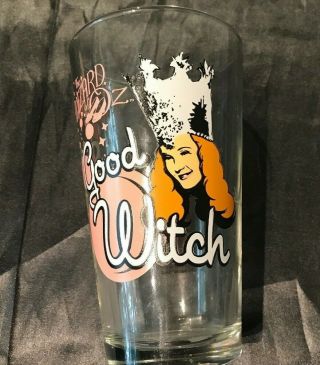 Wizard Of Oz Good Witch 16 Oz Drinking Glass Glinda Good Witch Of The South Vguc