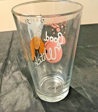 WIZARD OF OZ GOOD WITCH 16 OZ DRINKING GLASS GLINDA GOOD WITCH OF THE SOUTH VGUC 3