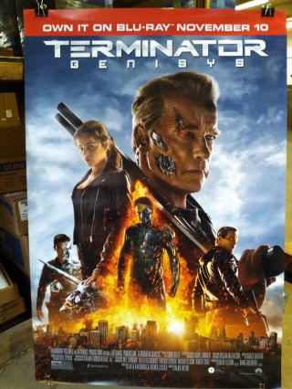Terminator Genisys 2015 27x40 Rolled Dvd Promotional Poster