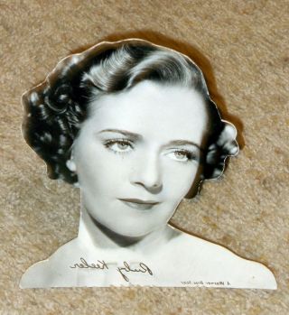 1930s Hollywood Self Standing Die Cut Counter Display Ruby Keeler 175