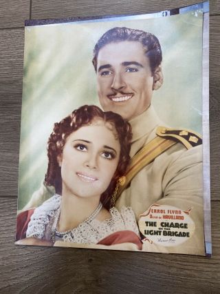 Errol Flynn And.  Olivia De Havilland Photo.  In.  The Charge.  Of The Light Brigade