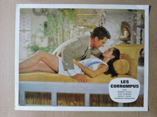 Nancy Kwan With Robert Stack Orig Leggy French Lobby Card 1967 The Corrupt Ones