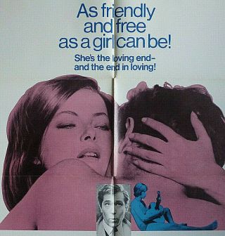 1969 Orig 27  x41  Movie poster  The Girl Who Couldn ' t Say No  w/ Virna Lisi 2