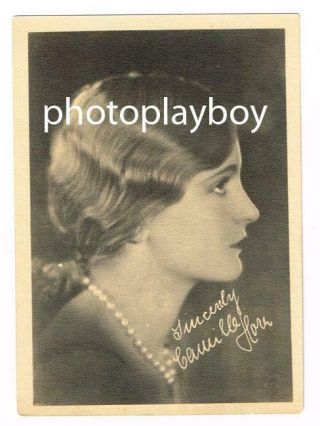 Camilla Horn Sultry German Temptress Silent Film Tempest Portrait Photo 1928