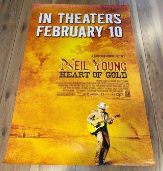 Neil Young: Heart Of Gold (2006) Movie Poster 40x27 Promo