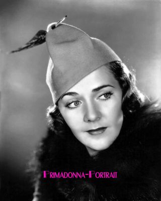 Ruby Keeler 8x10 Lab Photo 1930s " Elmer Fryer " Sexy Hat,  High Fashion Portrait