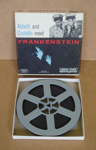 Abbott And Costello Meet Frankenstein Castle Films 849 8mm 8 Film & Box