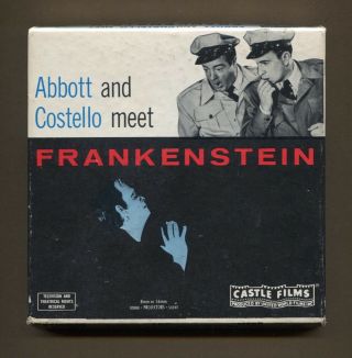 ABBOTT AND COSTELLO MEET FRANKENSTEIN Castle Films 849 8mm 8 FILM & BOX 2