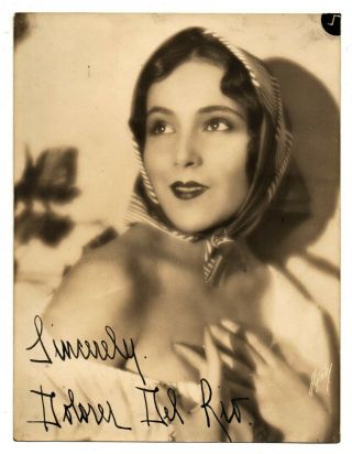 1930s Photo Dolores Del Rio Facs Autograph Latina Film Actress Max Munn Autrey