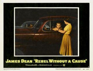 James Dean And Natalie Wood In Rebel Without A Cause 11x14 Lc Print 1955