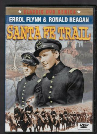 Santa Fe Trail - Dvd - Errol Flynn - Ronald Reagan - Olivia De Havilland