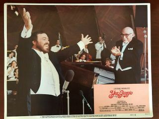 Yes Giorgio Lobby Cards - Complete Set Of 8 With Luciano Pavarotti