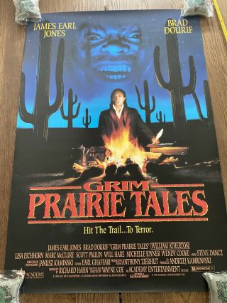 Grim Prairie Tales (1990) Horror Video Store Movie Poster 26 X 38 Inch