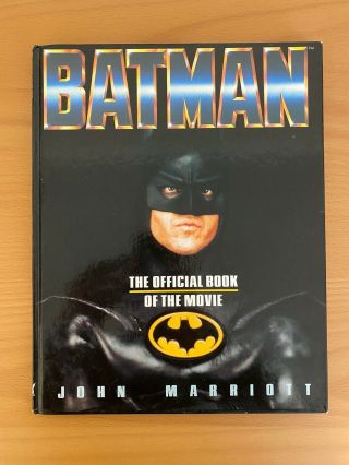 Batman : Official Book Of The Movie By John Marriott (1989,  Hardcover)