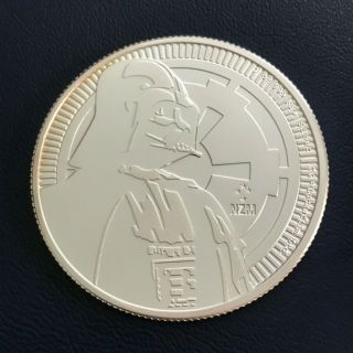 2017 1 Oz Niue Silver Star Wars Darth Vader Coin -.  999 Fine Silver