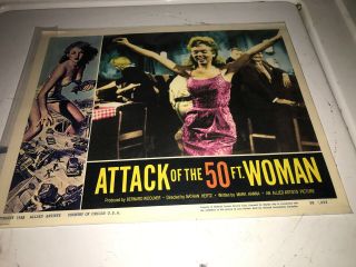 Attack Of The 50 Foot Woman Lobby Card