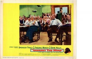 Inherit The Wind 1960 Release Lobby Card Spencer Tracy Fredric March
