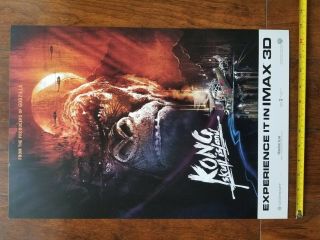 Kong Skull Island Imax Official Movie Poster 19 X 13