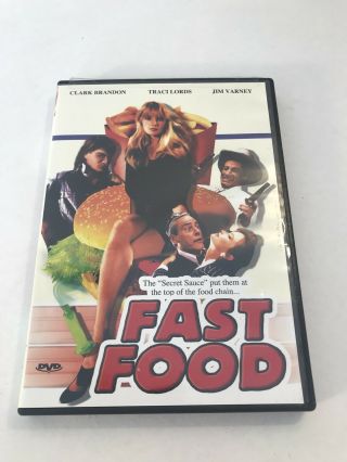 Fast Food Dvd Traci Lords Jim Varney Clark Brandon 2004
