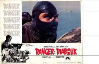 Danger Diabolik 1968 Release Lobby Card Spy,