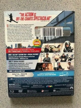 Mission: Impossible - Fallout,  DVD,  Digital HD with slipcover 3