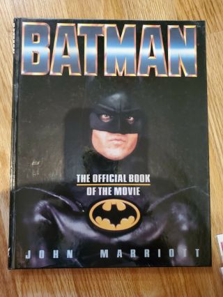 Batman The Official Book Of The Movie John Marriott Hardcover Shape