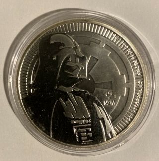 2017 1 Oz Niue Silver Star Wars Darth Vader Coin.  999 Fine Silver