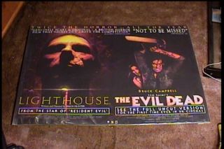 Evil Dead Combo 2002 Orig Brit Quad 30x40 Movie Poster Bruce Campbell Horror