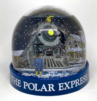 Warner Brothers " The Polar Express " 2004 Plastic Snow Globe
