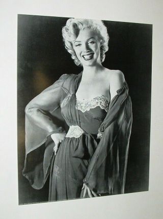 Marilyn Monroe Black & White Poster - 16x20 - Estate Print - 1989
