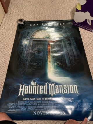 The Haunted Mansion Movie Poster 2 Sided Final 27x40 Eddie Murphy