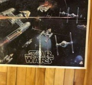 1977 STAR WARS Fan Club Movie Poster NM 2