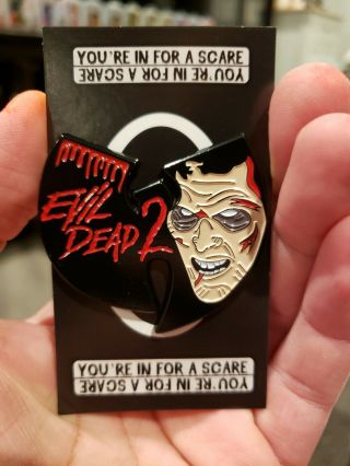 Evil Dead 2 Horror Enamel Pin Ash Bruce Campbell Wu Tang Army Of Darkness