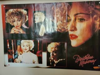 Madonna Breathless Mahoney Collage Dick Tracy Movie Poster Rare Vintage Theater