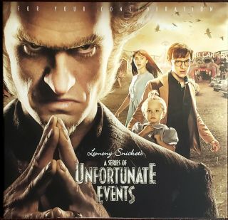 A Series Of Unfortunate Events,  Netflix Fyc Emmy Promo Dvd 4 Episodes 2018