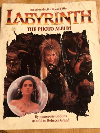 Holt & Company Labyrinth The Photo Album (1986) David Bowie,  Jim Henson