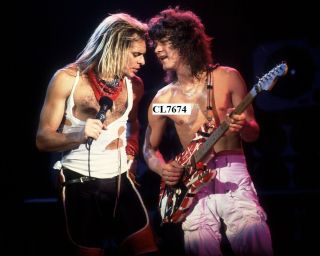 David Lee Roth And Eddie Van Halen At The International Amphitheater In Chicago