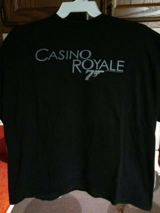 Vintage Casino Royale James Bond 007 Movie Promo Xl T - Shirt 2006