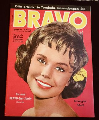 Bravo German Pop / Film Mag 1959 Giorgia Moll Marion Michael Conny Froboess Anna