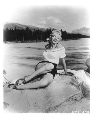 Marilyn Monroe " River Of " 1954 Movie Still Photo