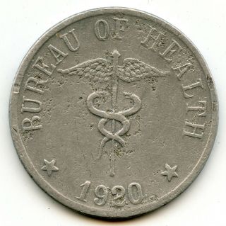 1920 Culion Leper Colony Philippines 1 Peso