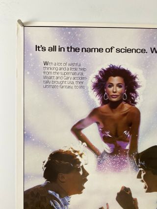 WEIRD SCIENCE Movie Poster (VeryGood, ) 1SH 1985 Rolled Sci - Fi 6557 2