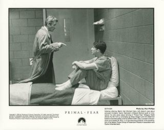 Edward Norton And Richard Gere In " Primal Fear " Movie Still