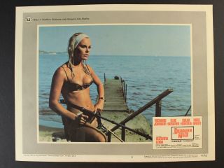 1967 Deadlier Than The Male Movie Lobby Card Elke Sommer