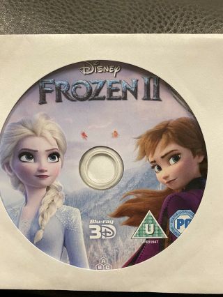Frozen Ii 2 (blu - Ray 3d,  2019) 3d Disc Only