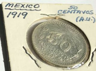 Mexico 1919 50 Centavos Au Km 447