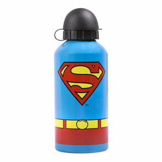 Dc Comics Superman Aluminium Drink Bottle Costume Design School Work Gym Gift